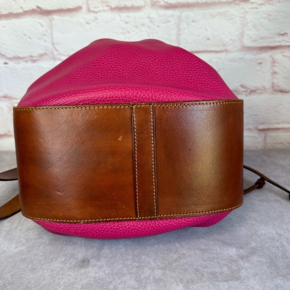 Gancio Italian Leather Drawstring Bucket Bag - Picture 5 of 10